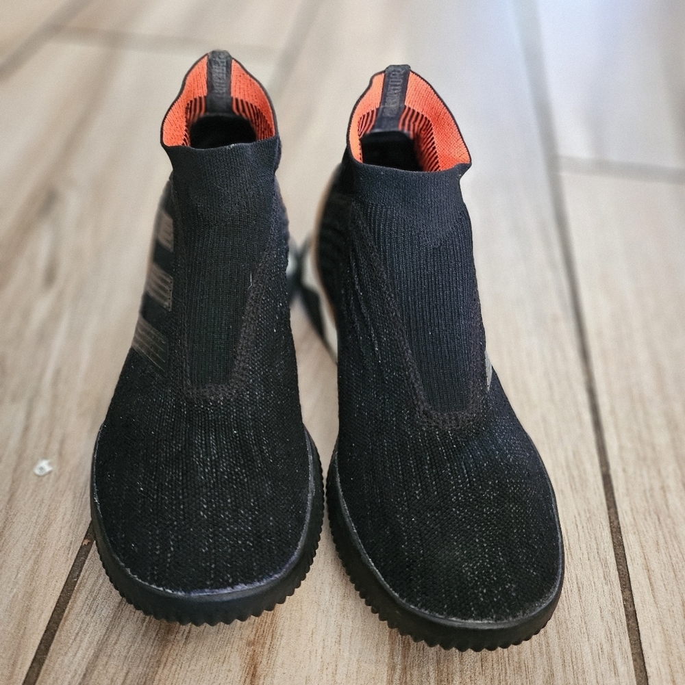 Adidas Slip On Sock Mens  Sneakers Black Knit Boost Sole Running Shoes US 7.5 - Picture 6 of 10